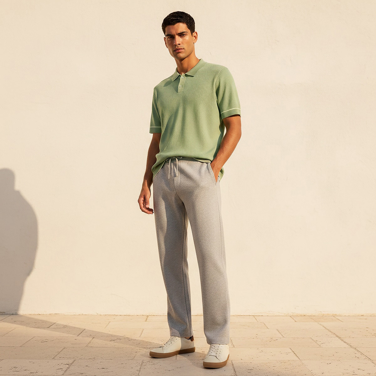 Men Short Sleeves Textured Polo T-shirt-men-clothing-tshirtsandpolos-polos-image-3