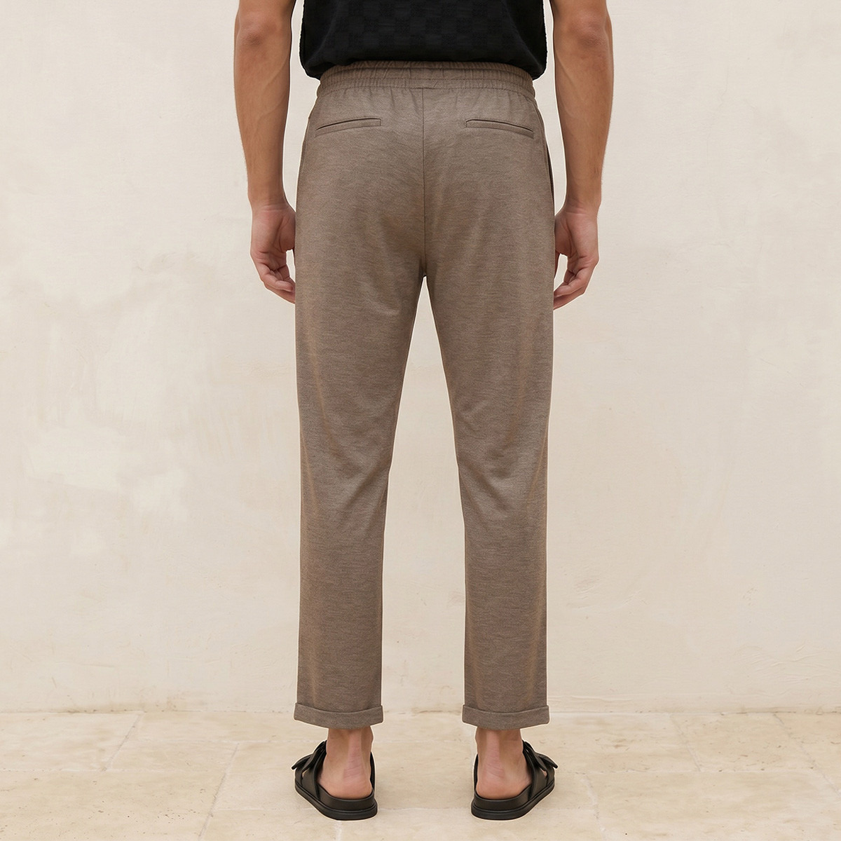 بنطلون بيكيه بقصة عادية من سبلاش سمارت-men-clothing-bottoms-trousersandchinos-trousers-image-4