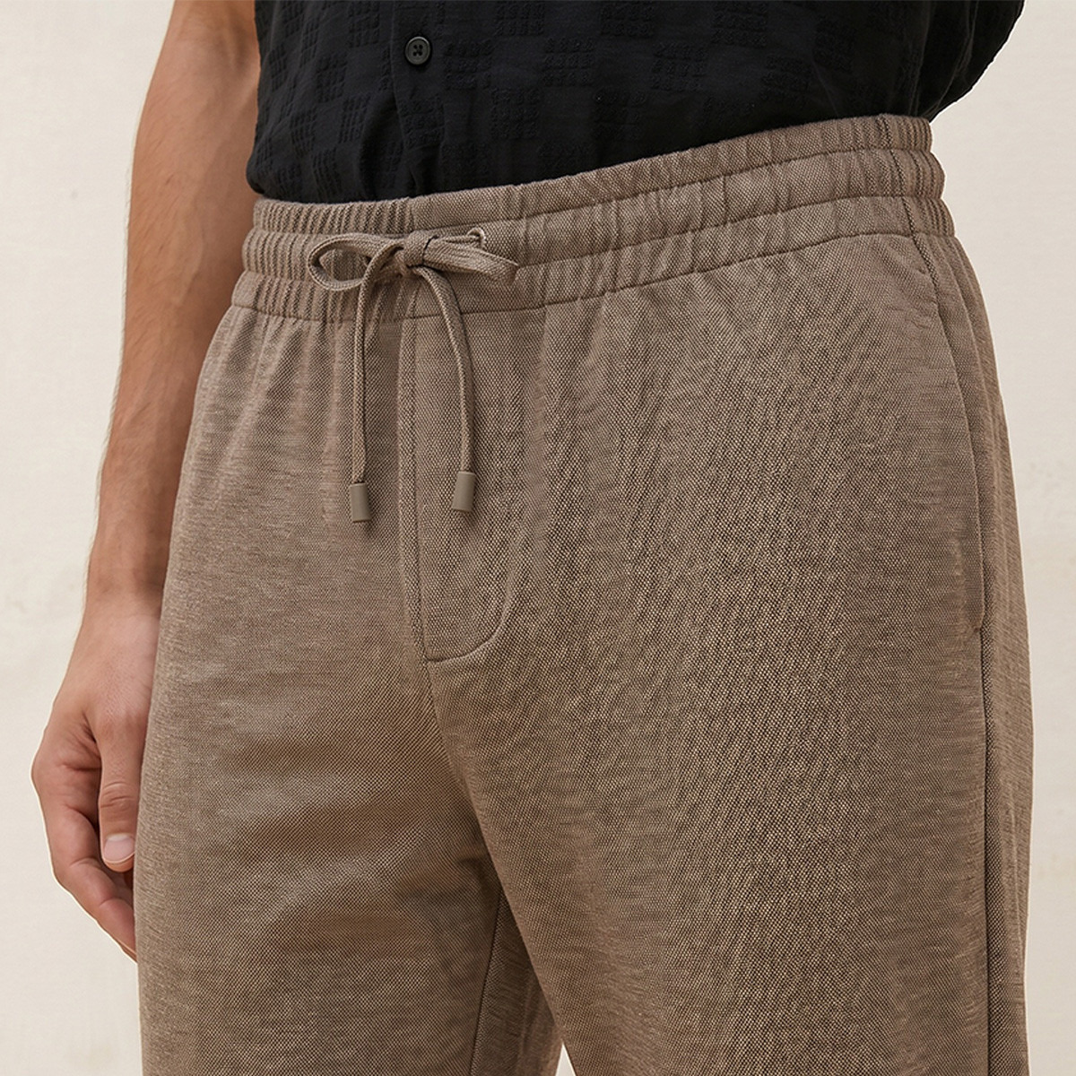 بنطلون بيكيه بقصة عادية من سبلاش سمارت-men-clothing-bottoms-trousersandchinos-trousers-image-6