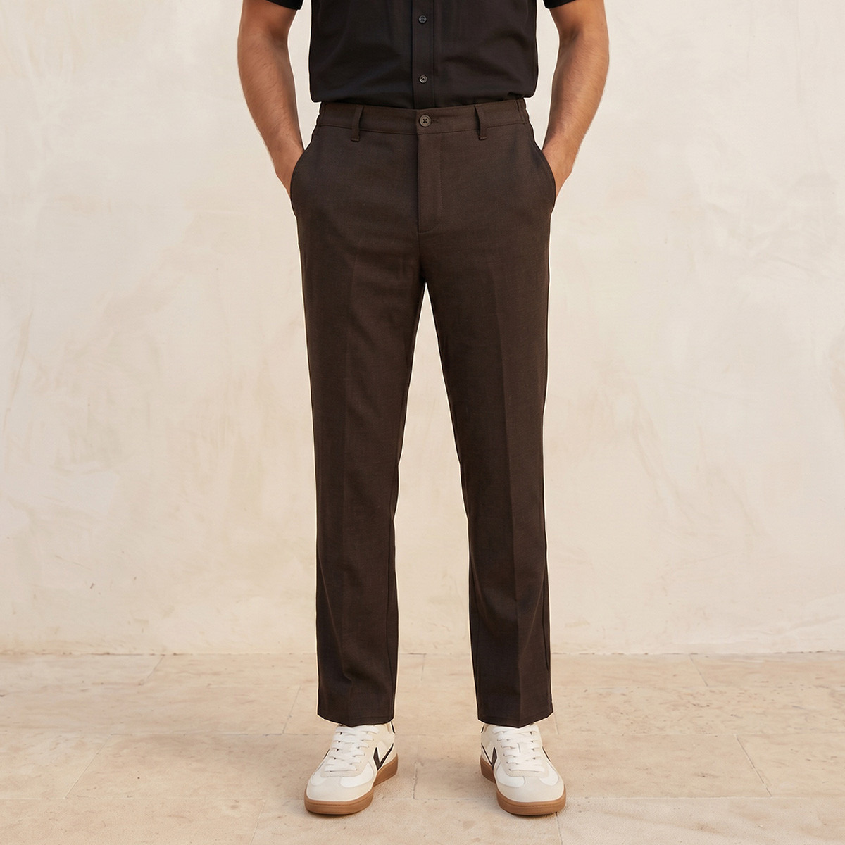 بنطلون رسمي من سبلاش سمارت-men-clothing-bottoms-trousersandchinos-trousers-image-1