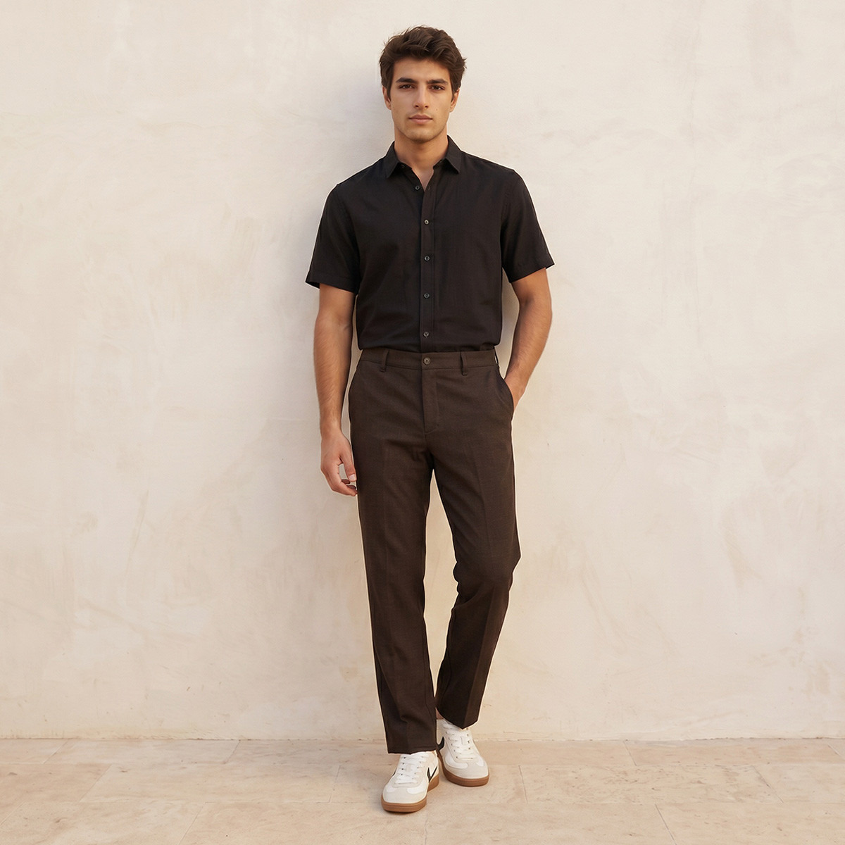 بنطلون رسمي من سبلاش سمارت-men-clothing-bottoms-trousersandchinos-trousers-image-3