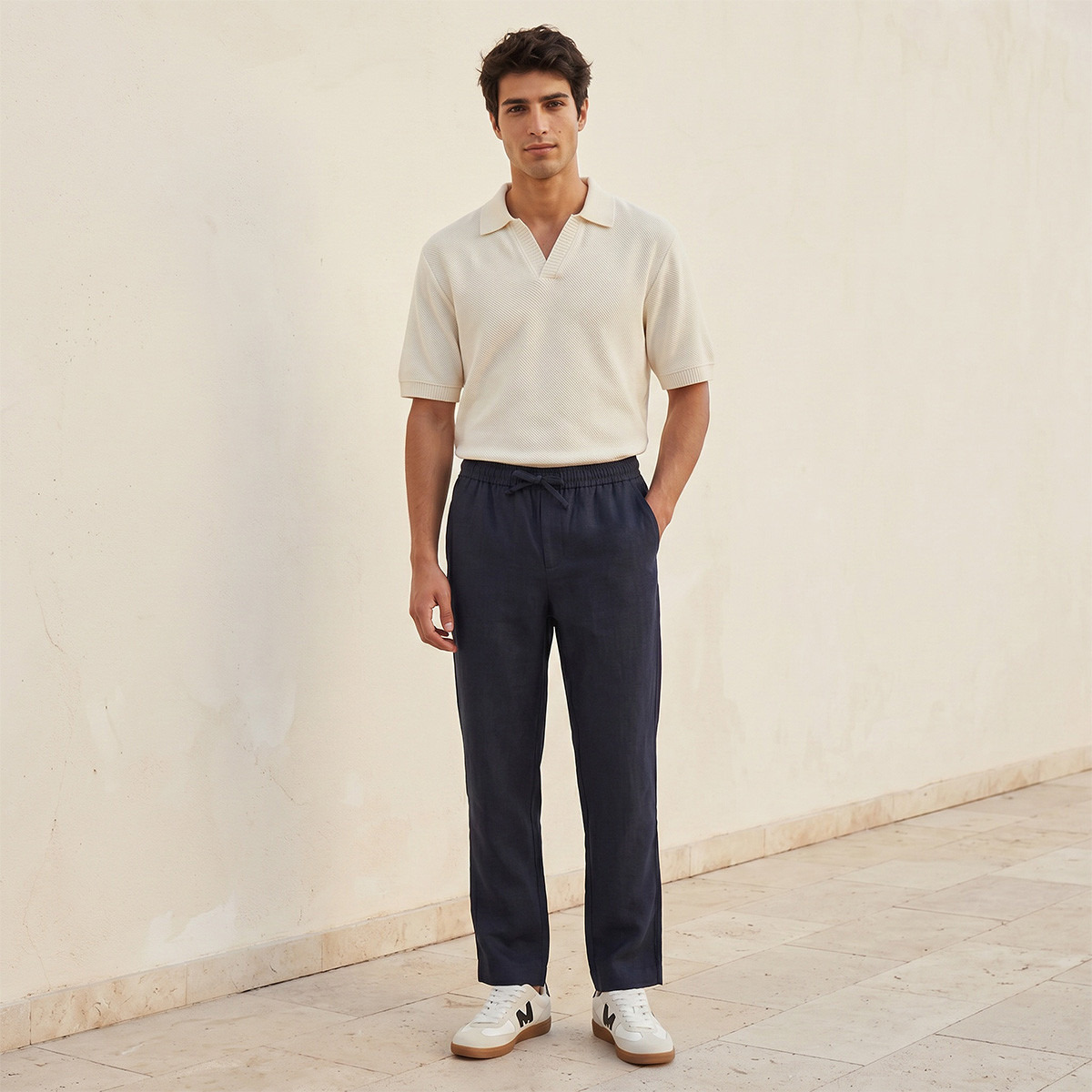 بنطلون بقصة عادية من سبلاش سمارت-men-clothing-bottoms-trousersandchinos-trousers-image-5