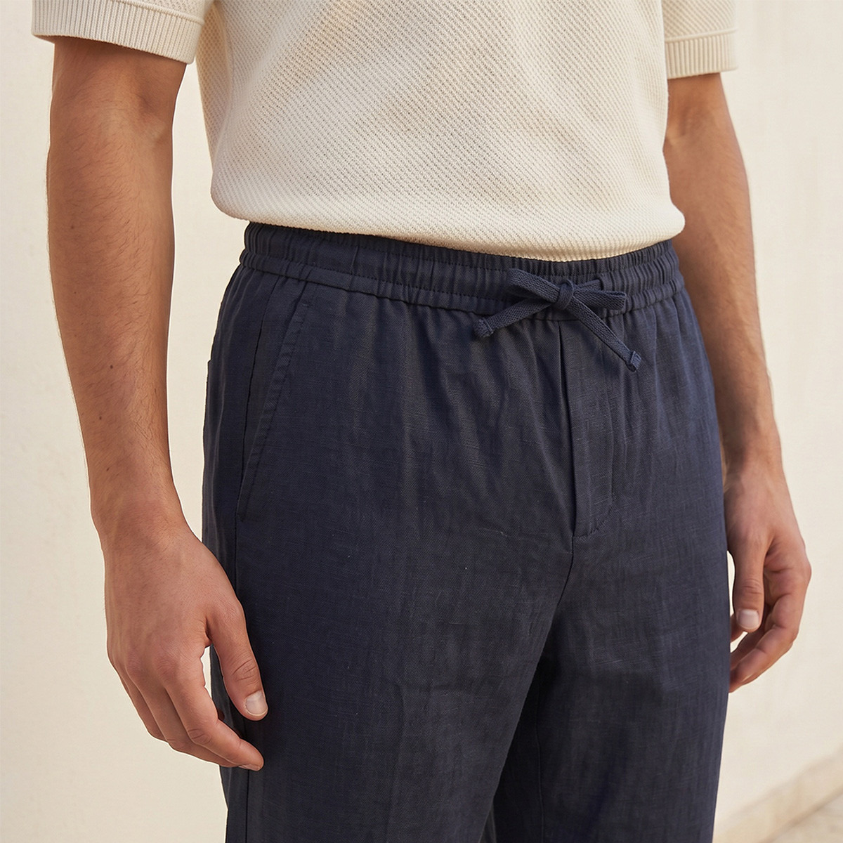 بنطلون بقصة عادية من سبلاش سمارت-men-clothing-bottoms-trousersandchinos-trousers-image-6