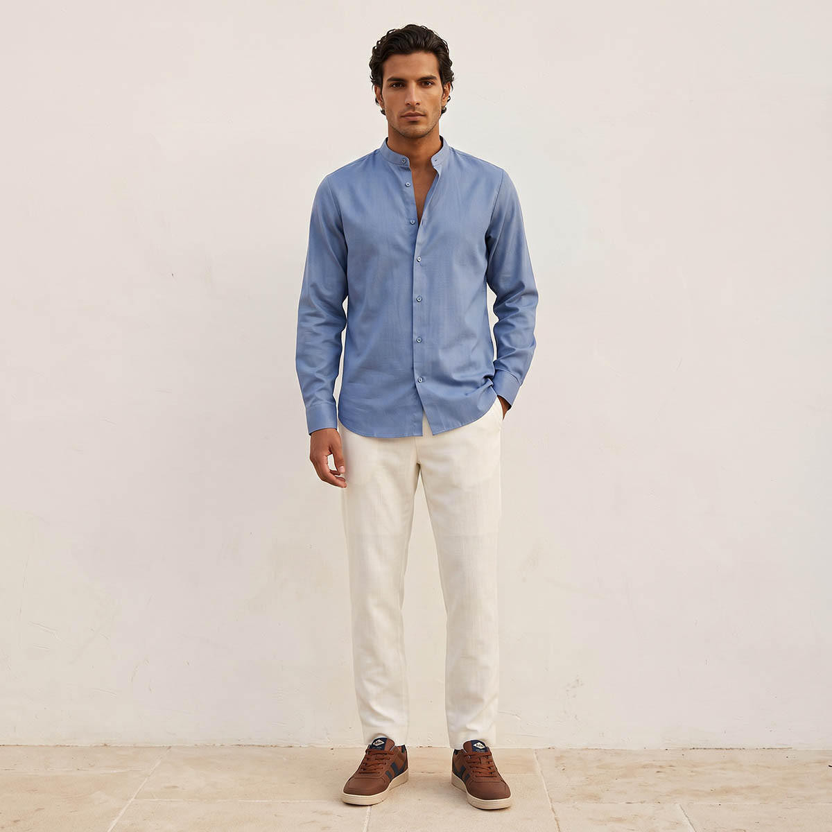 Splash Smart Regular Fit Textured Shirt-men-clothing-shirts-image-3