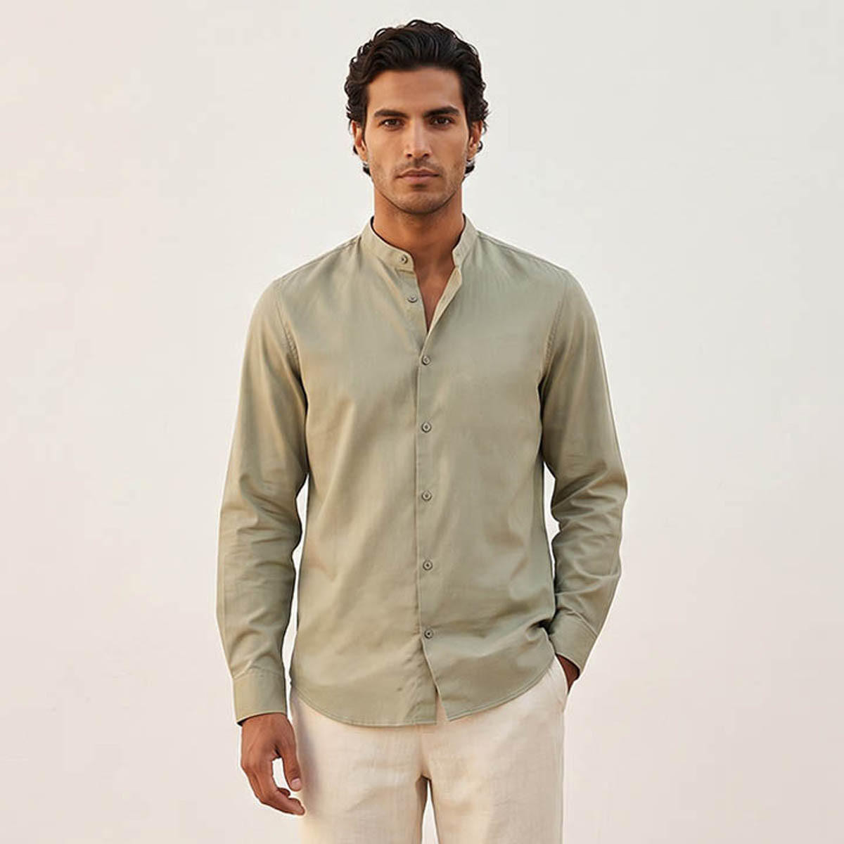 قميص بارز الملمس بقصّة عادية من سبلاش سمارت-men-clothing-shirts-image-5