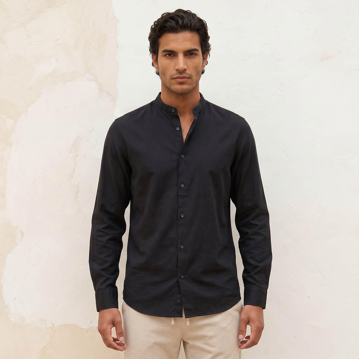 قميص بارز الملمس بقصّة عادية من سبلاش سمارت-men-clothing-shirts-image-5