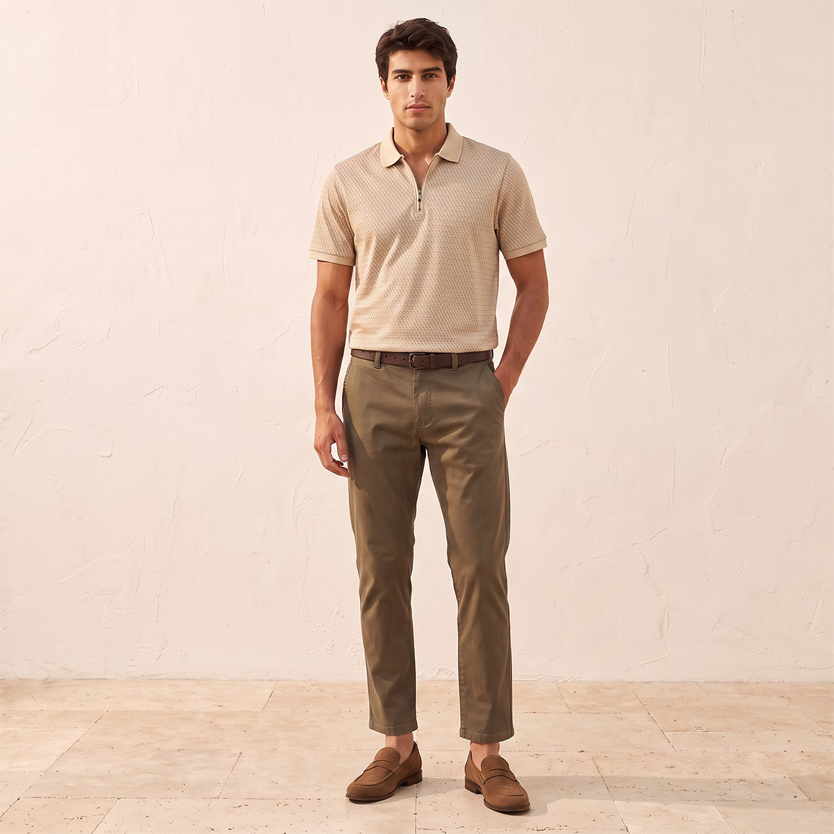 Splash Smart Slim Fit Chinos with Belt-men-clothing-bottoms-trousersandchinos-chinos-image-2