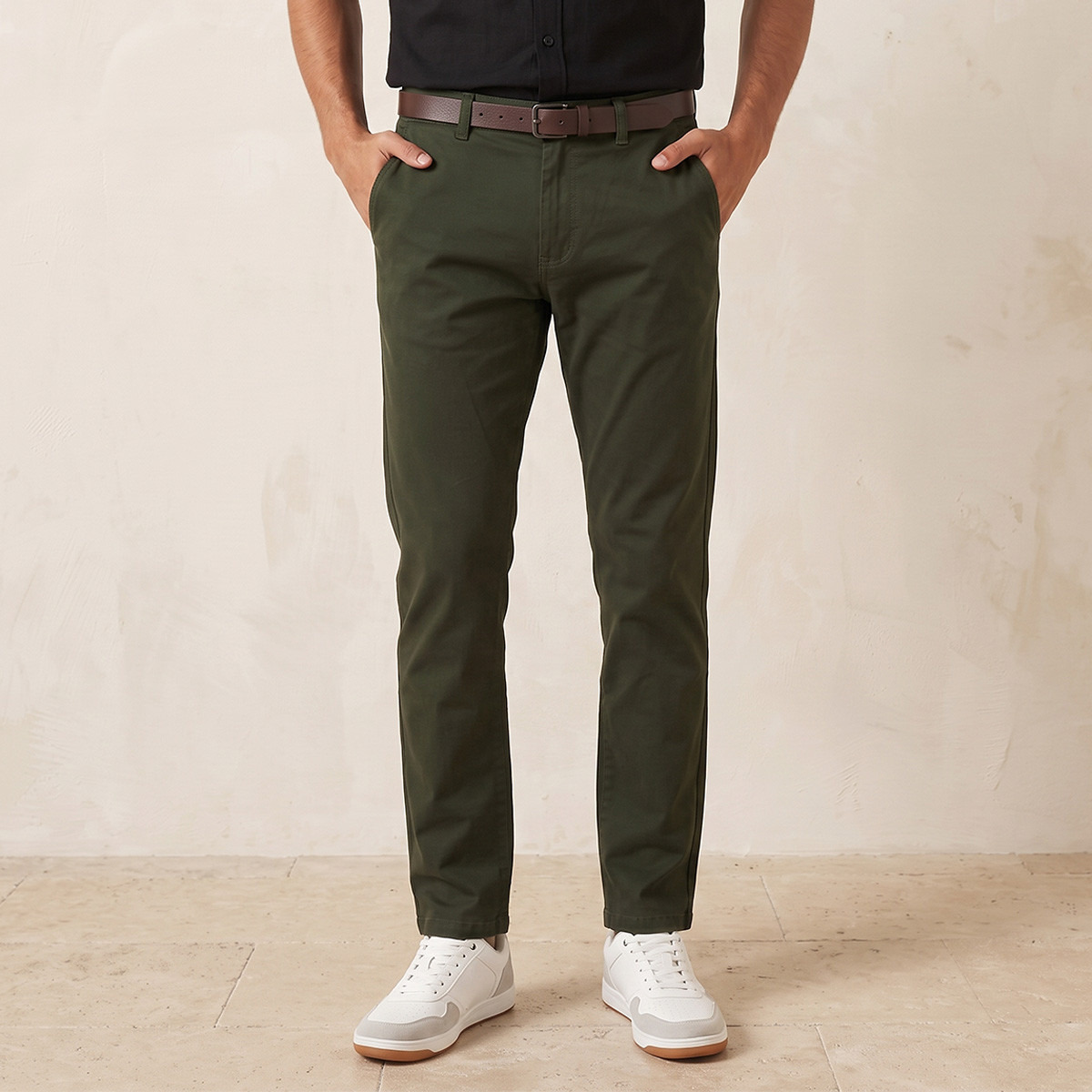 Splash Smart Slim Fit Chinos with Belt-men-clothing-bottoms-trousersandchinos-chinos-image-1