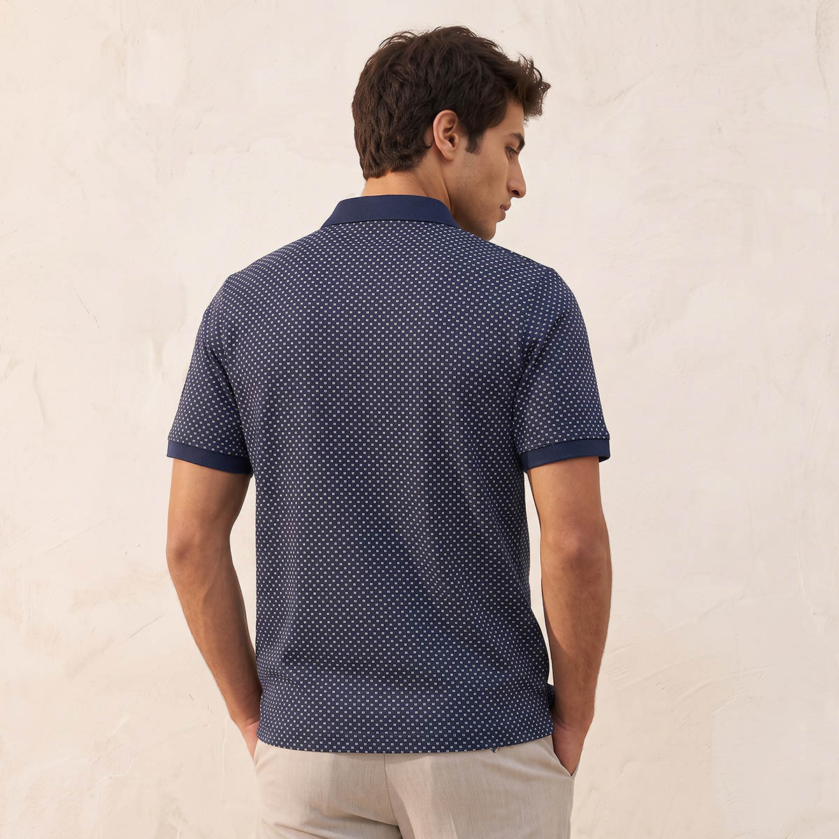 Splash Smart Short Sleeves Geometric Print Polo T-shirt-men-clothing-tshirtsandpolos-polos-image-4