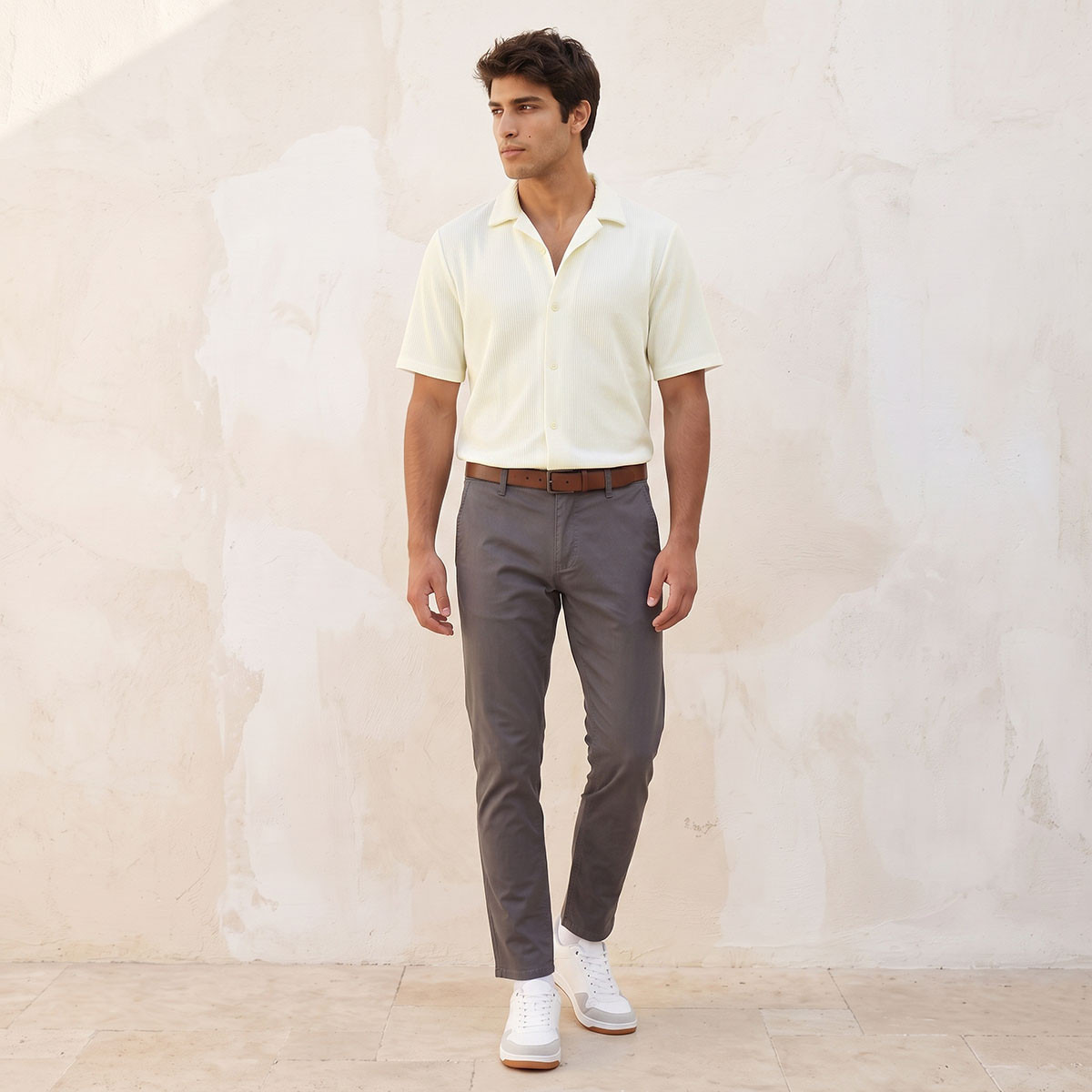 Splash Smart Textured Short Sleeves Shirt-men-clothing-shirts-image-2