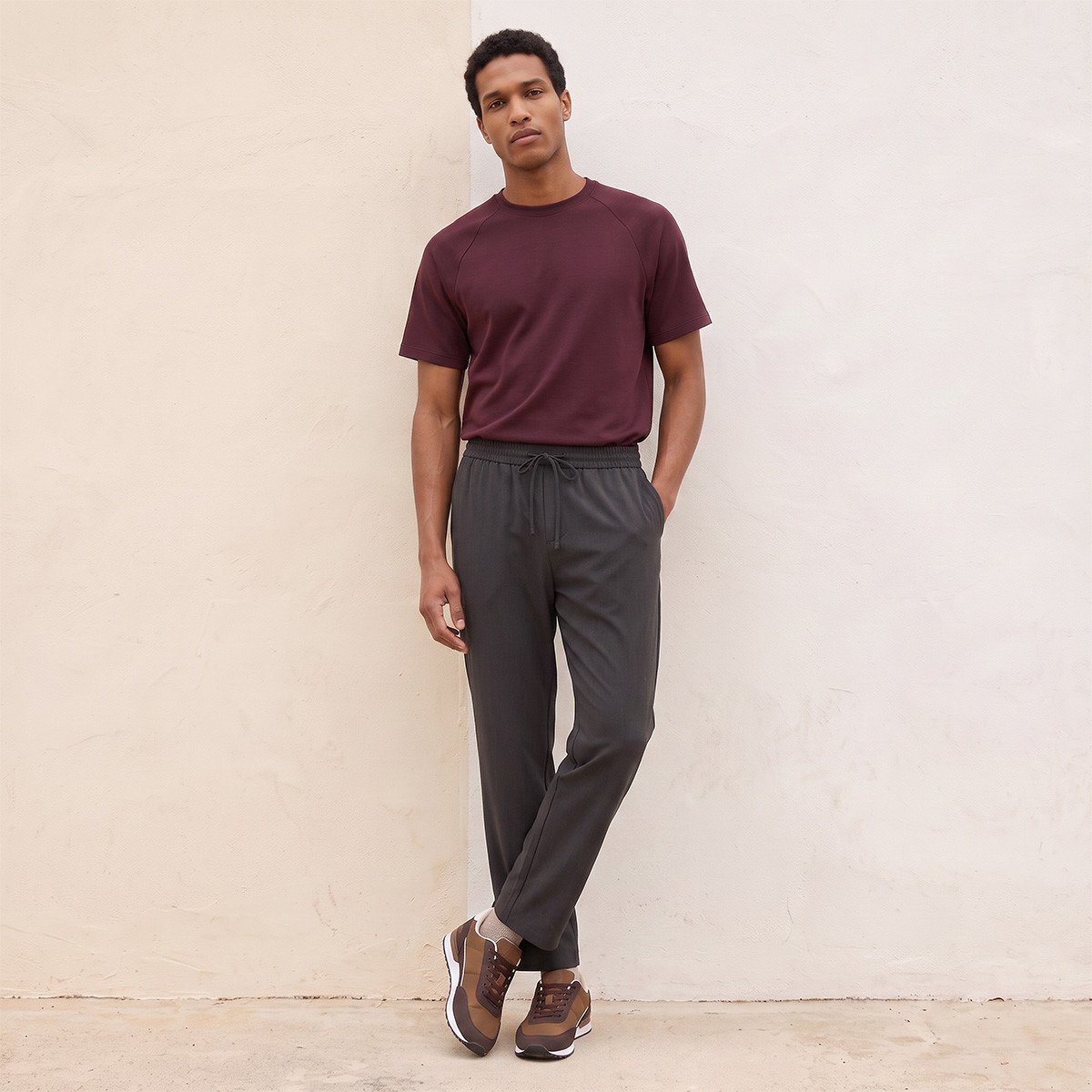 Splash Smart Regular Fit Trousers-men-clothing-trousersandchinos-trousers-image-2
