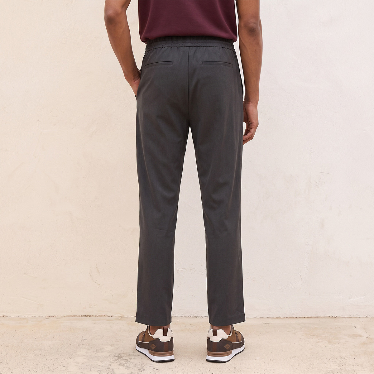 Splash Smart Regular Fit Trousers-men-clothing-trousersandchinos-trousers-image-3
