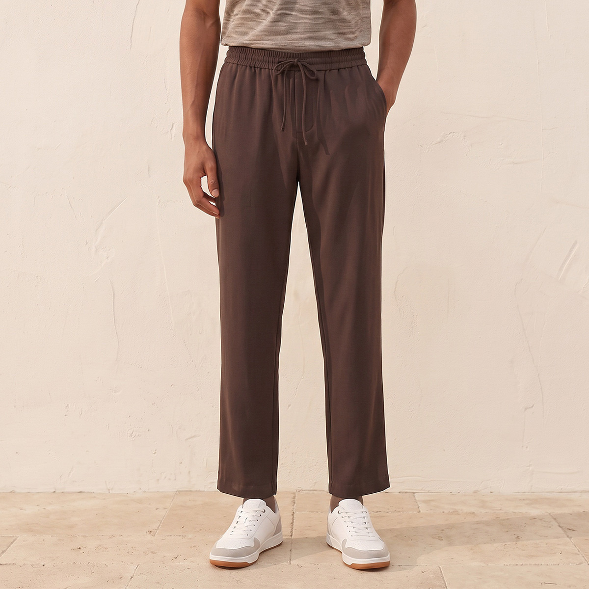 بنطلون بقصة عادية من سبلاش سمارت-men-clothing-trousersandchinos-trousers-image-1