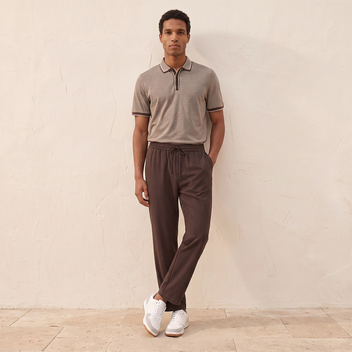 بنطلون بقصة عادية من سبلاش سمارت-men-clothing-trousersandchinos-trousers-image-2