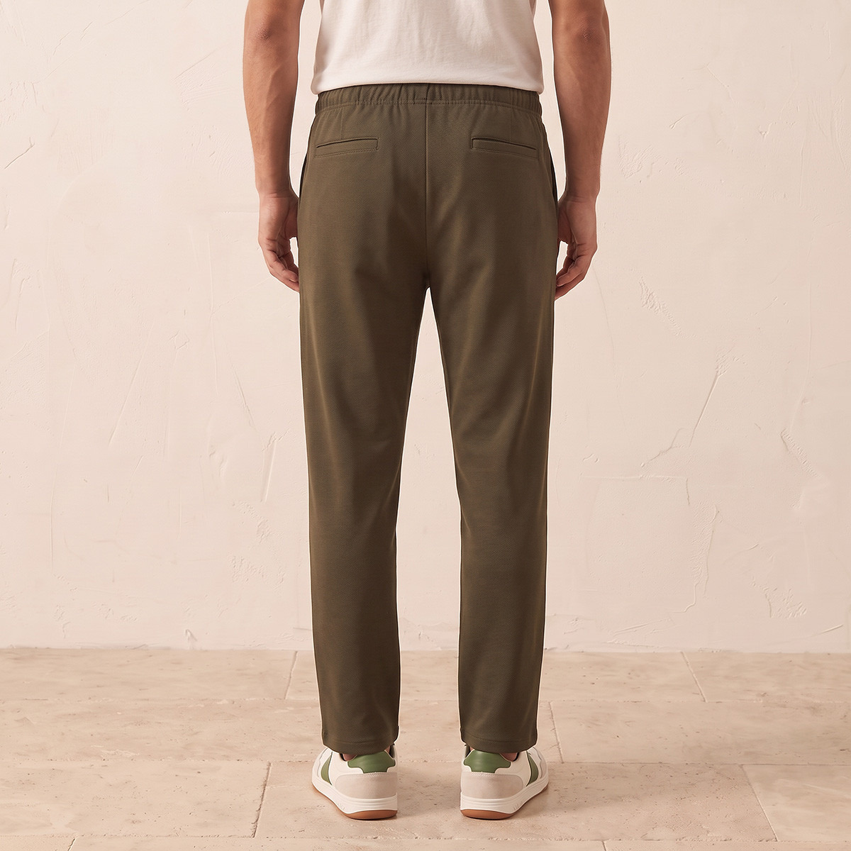 Splash Smart Drawstring Waist Trousers-men-clothing-bottoms-trousersandchinos-trousers-image-4