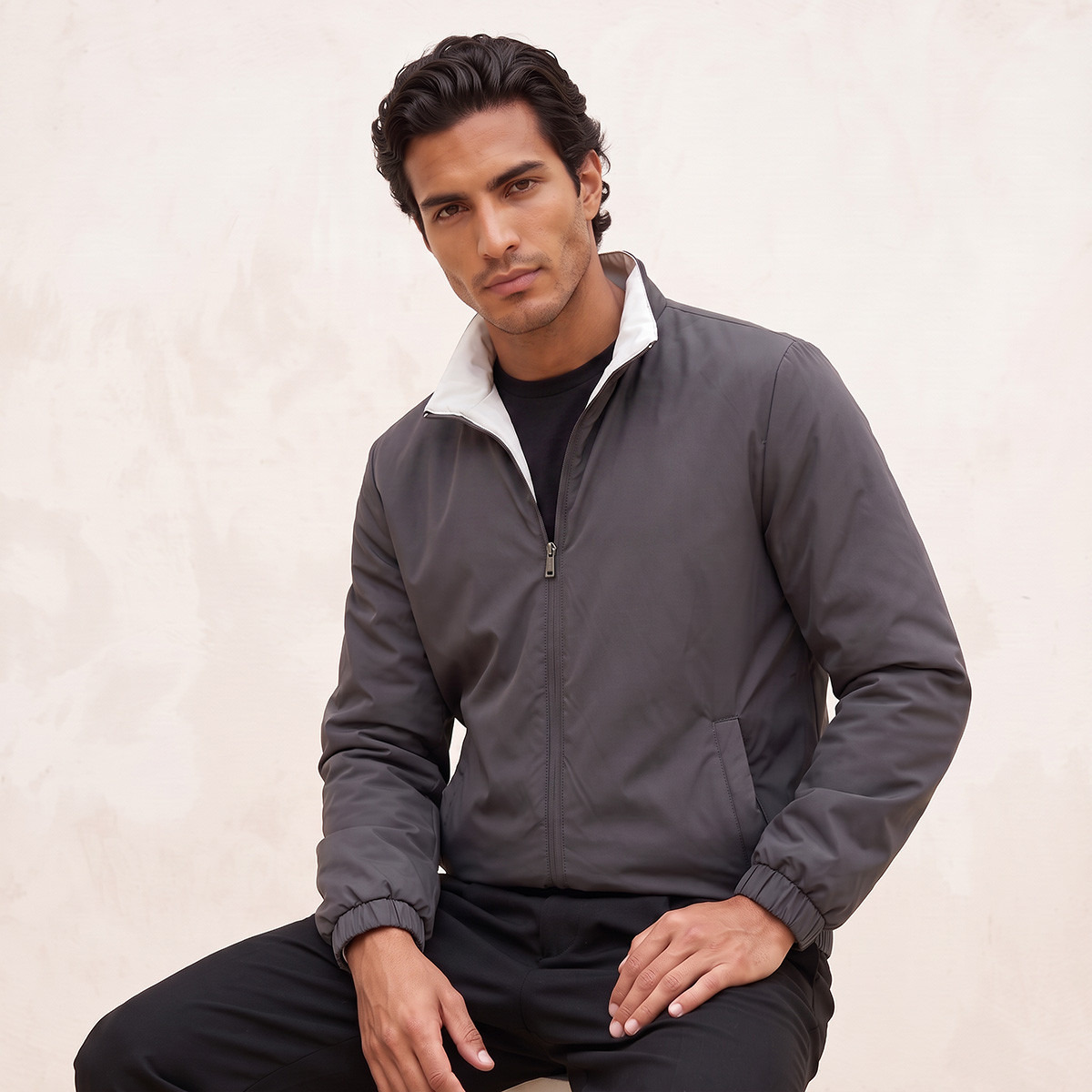 جاكيت بجهتين من سمارت من سبلاش-men-clothing-jacketsandblazers-jackets-image-1