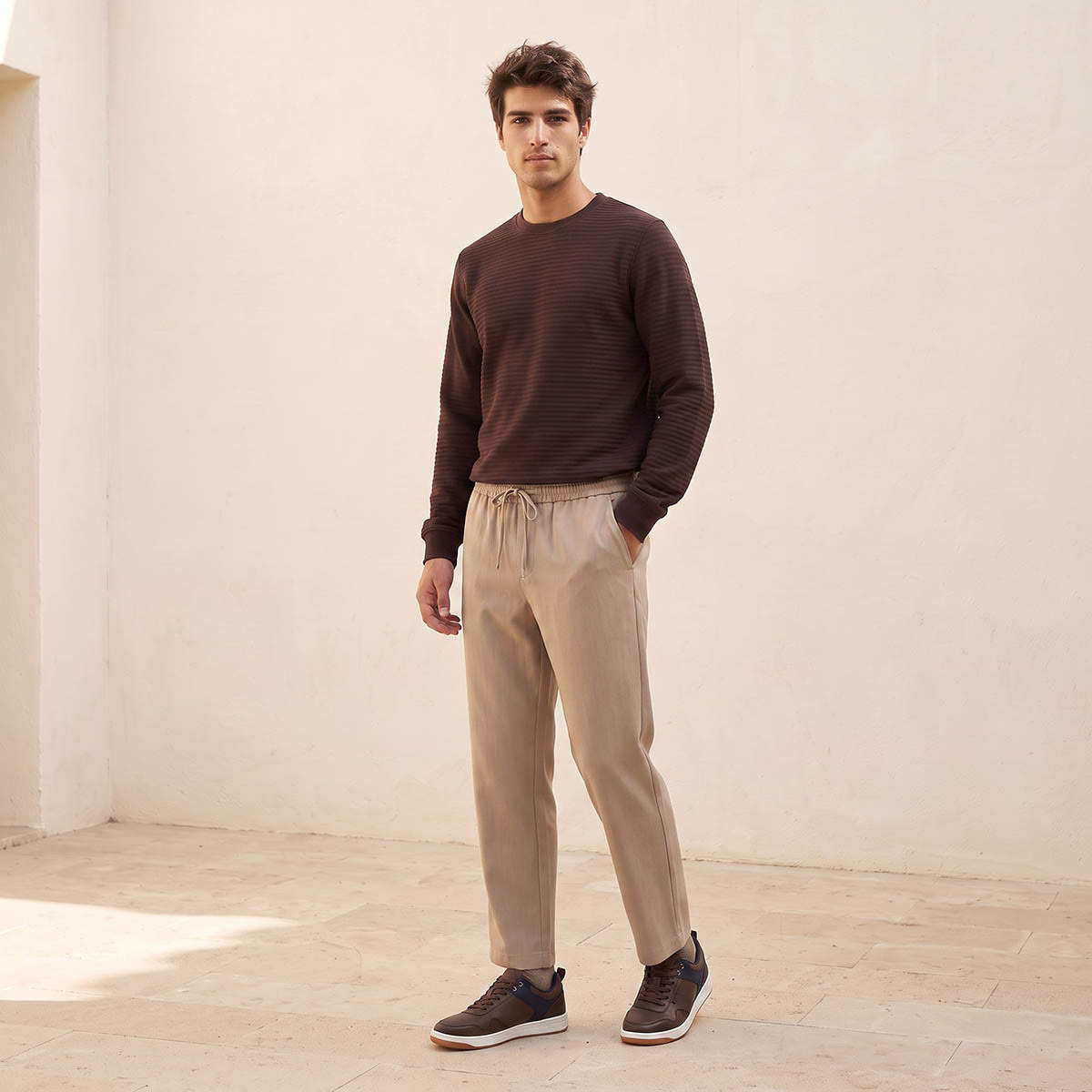 Splash Smart Textured Sweatshirt-men-winterwear-hoodiesandsweatshirts-image-3