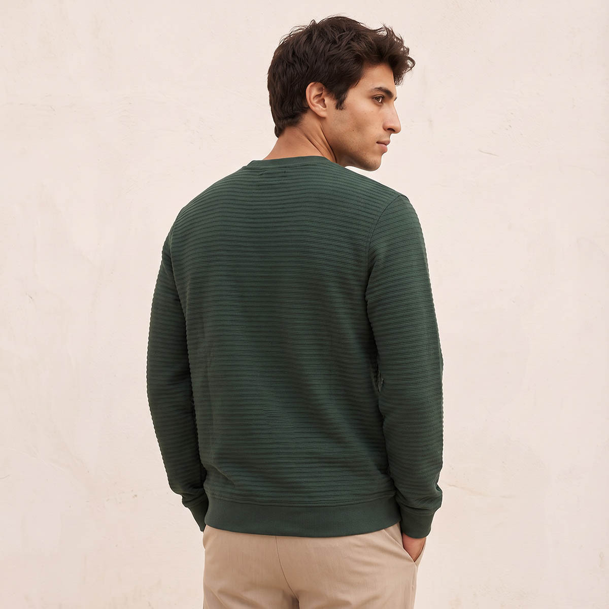 Splash Smart Textured Sweatshirt-men-winterwear-hoodiesandsweatshirts-image-4