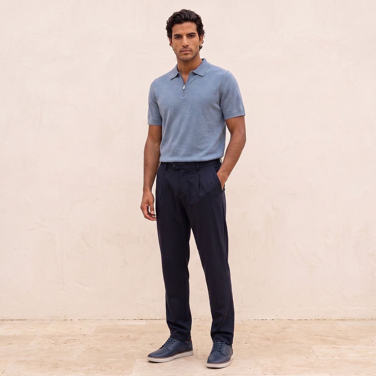 Splash Smart Ribbed Polo T-shirt-men-clothing-tshirtsandpolos-polos-image-2