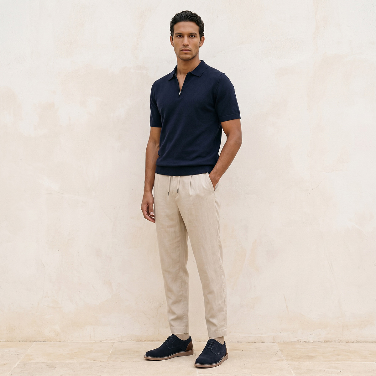 Splash Smart Ribbed Polo T-shirt-men-clothing-tshirtsandpolos-polos-image-2