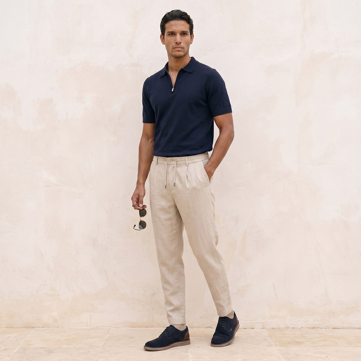 Splash Smart Ribbed Polo T-shirt-men-clothing-tshirtsandpolos-polos-image-4