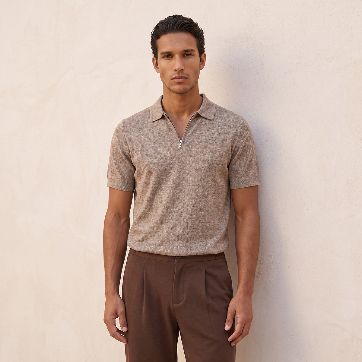 Splash Smart Ribbed Polo T-shirt-men-clothing-tshirtsandpolos-polos-image-1