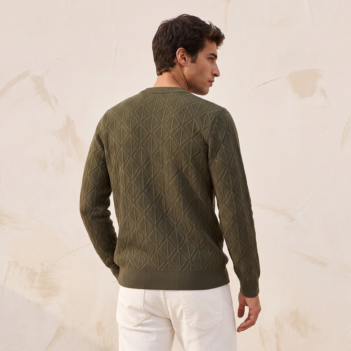 Splash Smart Diamond Knit Crew Neck Sweater-men-clothing-sweatersandpullovers-image-3