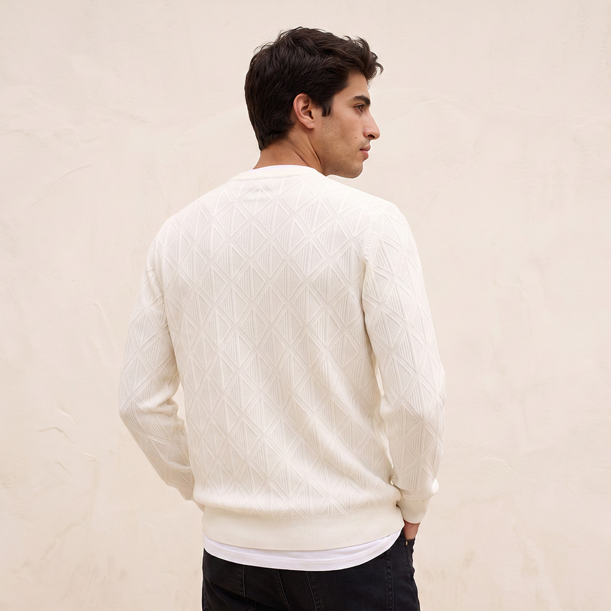 Splash Smart Diamond Knit Crew Neck Sweater-men-clothing-sweatersandpullovers-image-3