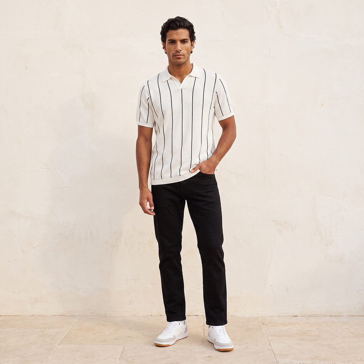 Splash Smart Polo T-shirt with Stripes-men-clothing-tshirtsandpolos-polos-image-2