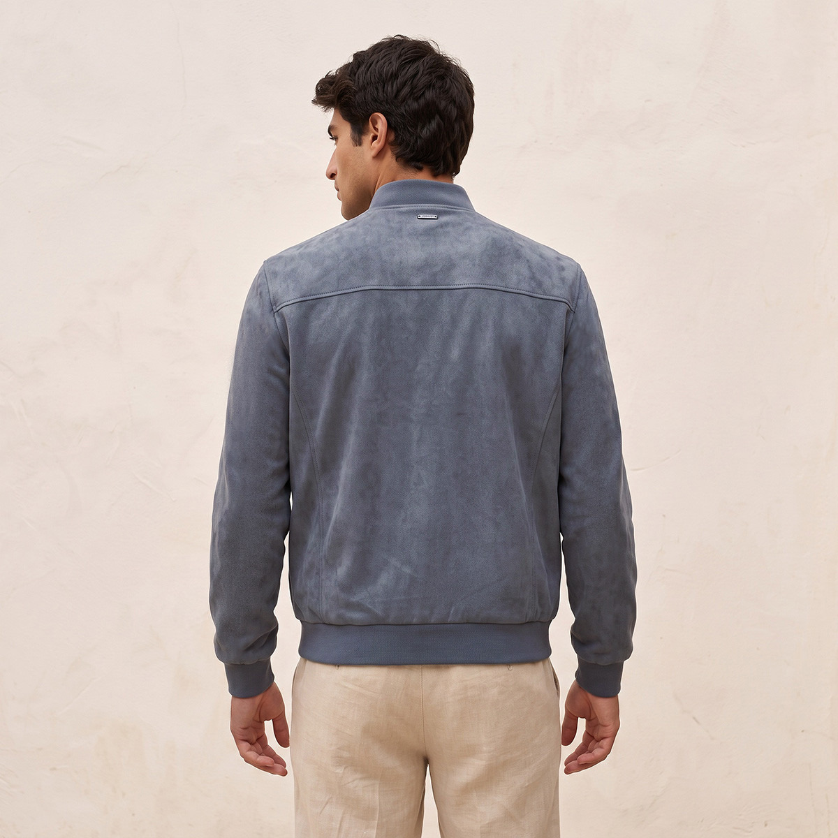 Splash Smart Suede Bomber Jacket with Zip Closure-men-clothing-jacketsandblazers-jackets-image-4