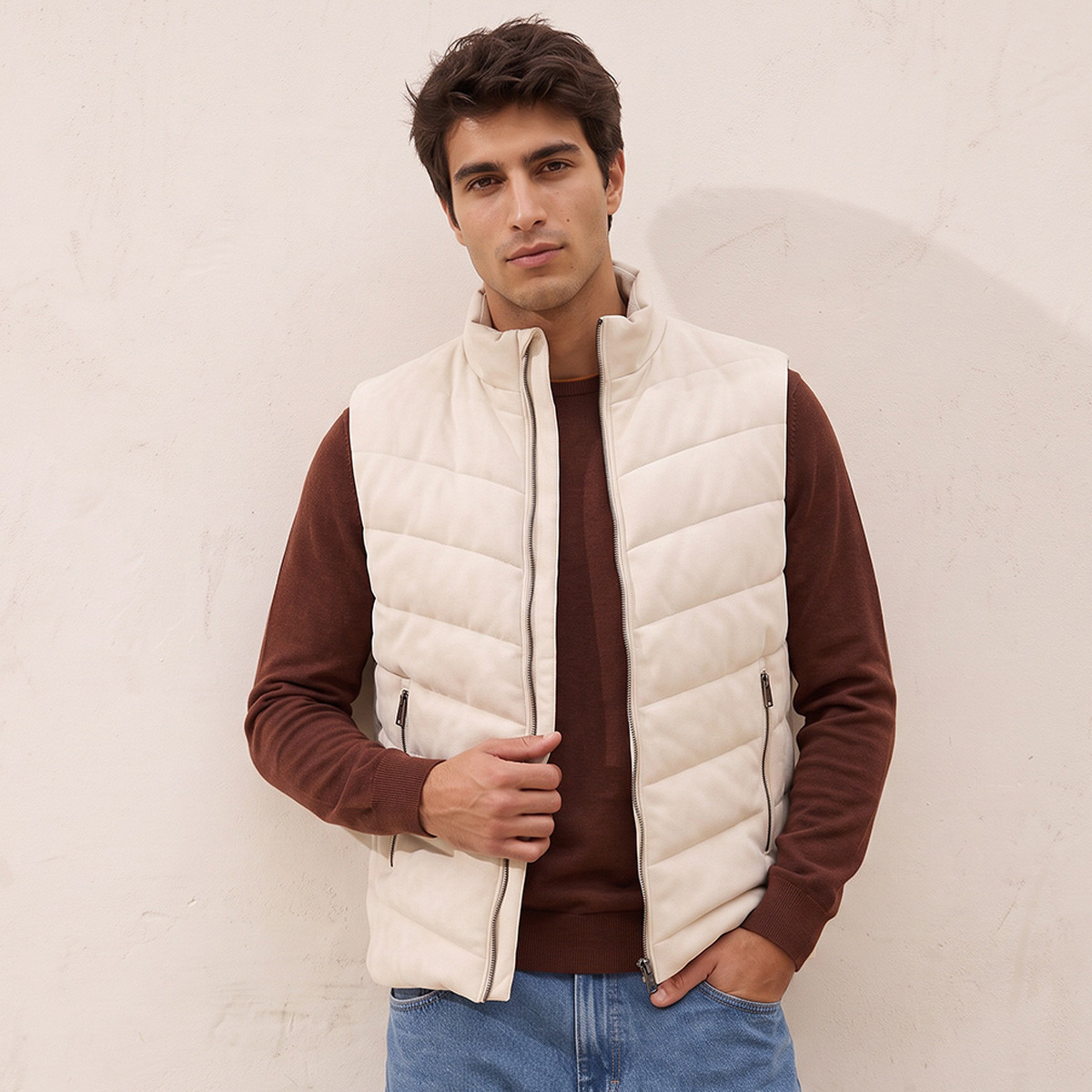 Splash Smart Quilted Sleeveless Jacket with Pockets-men-clothing-jacketsandblazers-jackets-image-2
