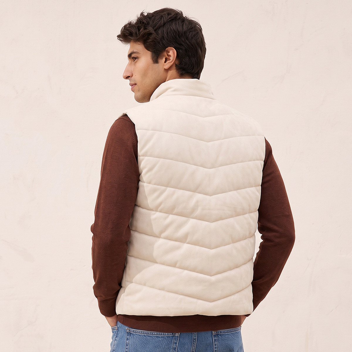 Splash Smart Quilted Sleeveless Jacket with Pockets-men-clothing-jacketsandblazers-jackets-image-4