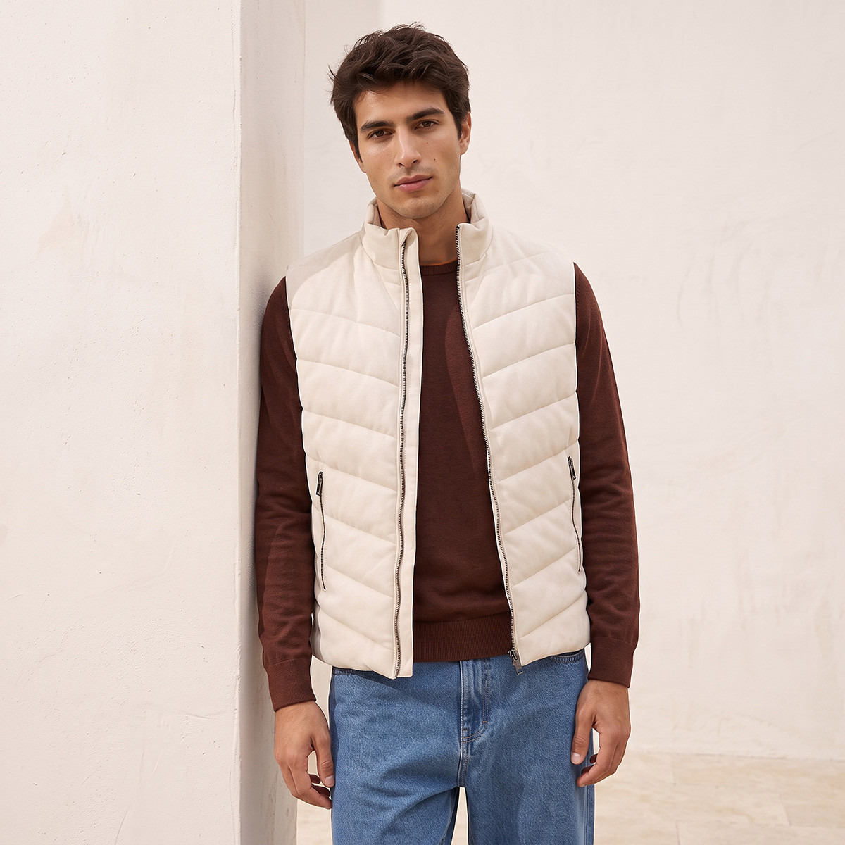 Splash Smart Quilted Sleeveless Jacket with Pockets-men-clothing-jacketsandblazers-jackets-image-6