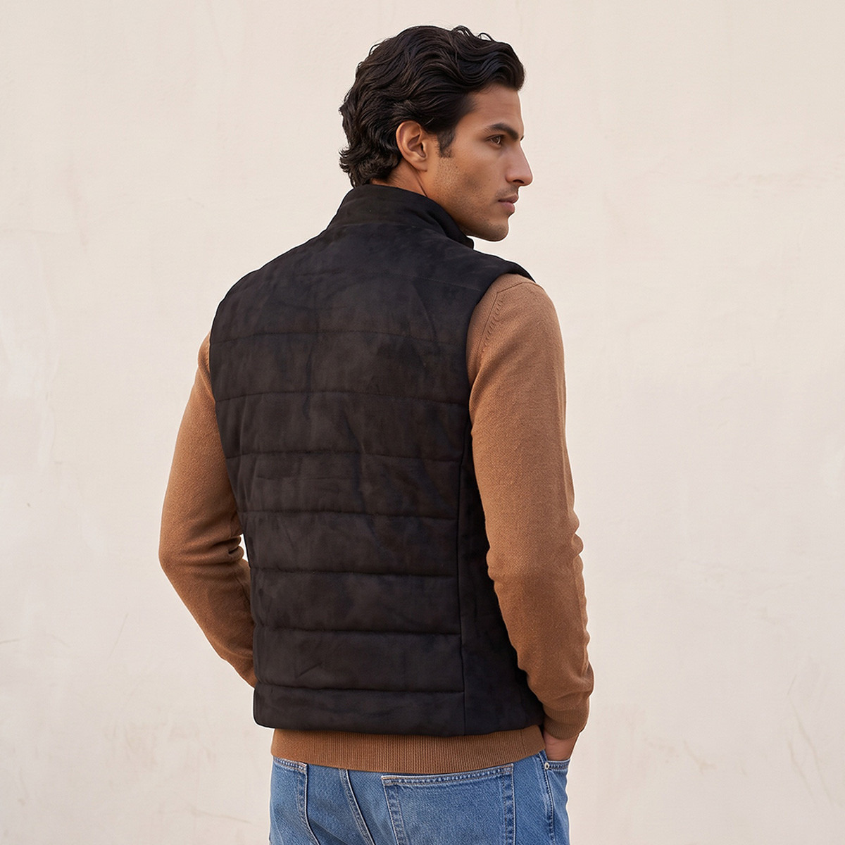 Splash Smart Quilted Sleeveless Jacket with Pockets-men-clothing-jacketsandblazers-jackets-image-4