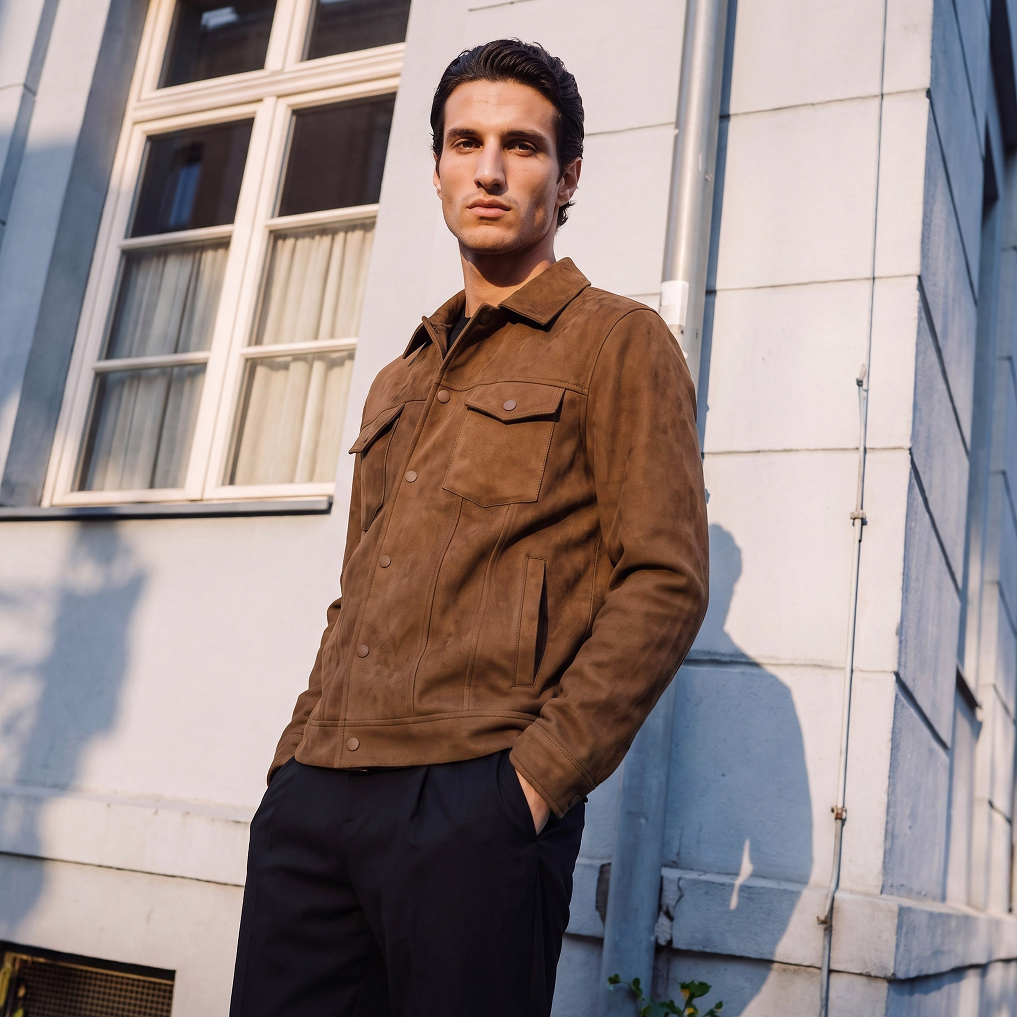 Splash Smart Shacket with Flap Pockets-men-clothing-shirts-image-1