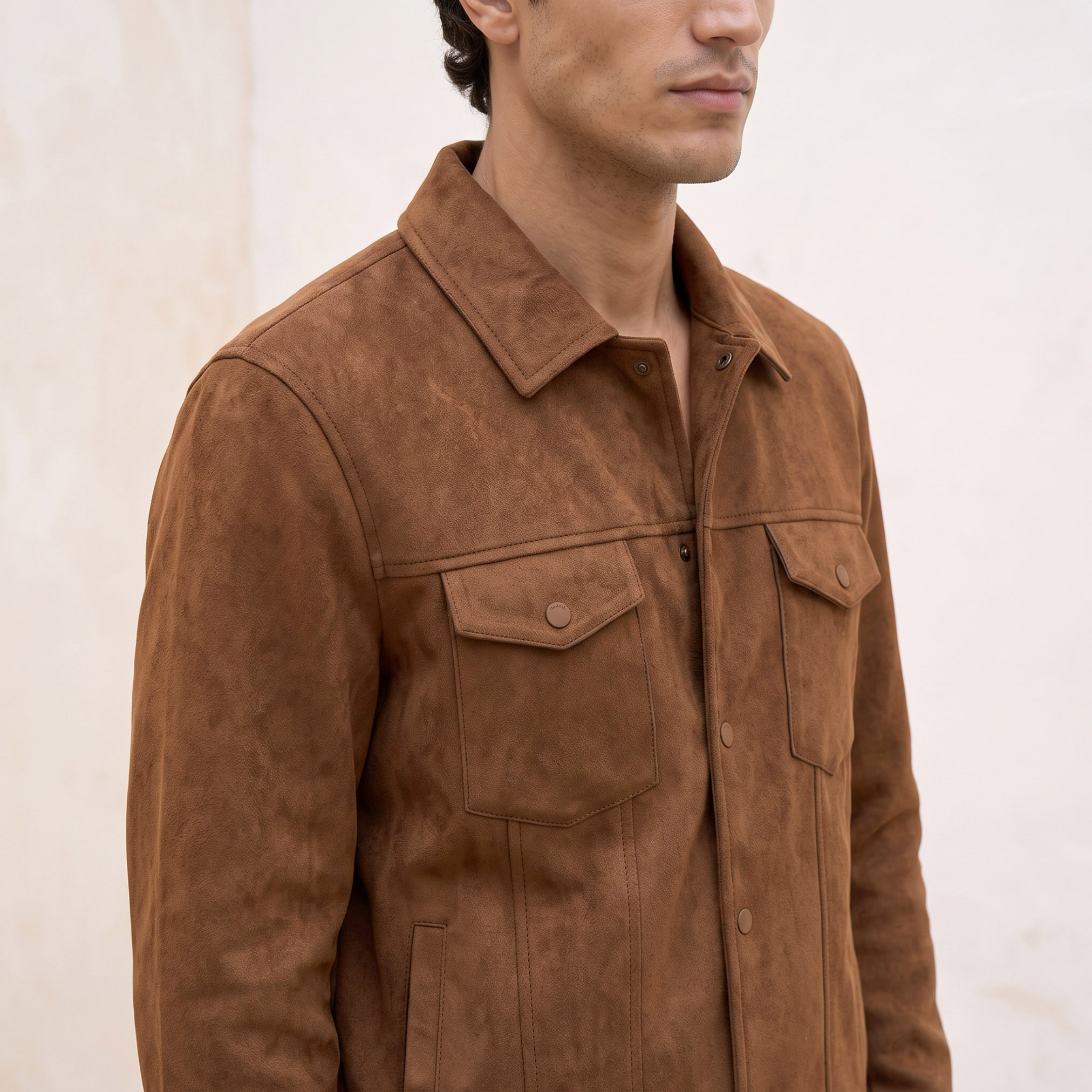 Splash Smart Shacket with Flap Pockets-men-clothing-shirts-image-5