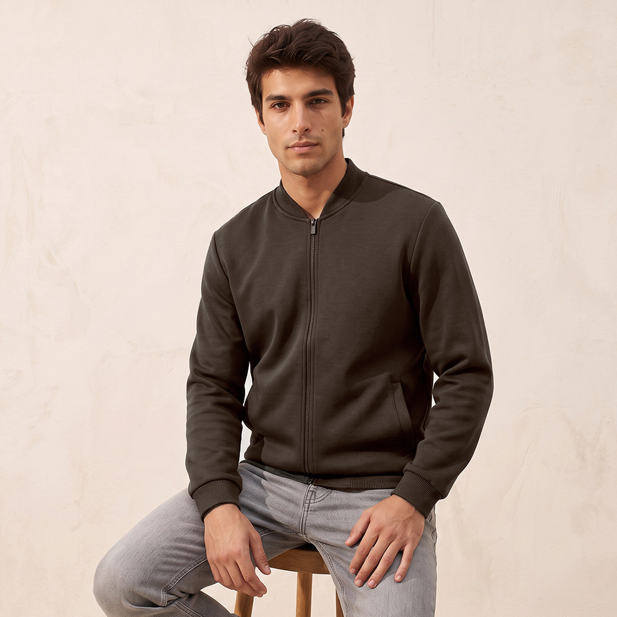 جاكيت بومبر بياقة واقفة من سبلاش سمارت-men-clothing-jacketsandblazers-jackets-image-5