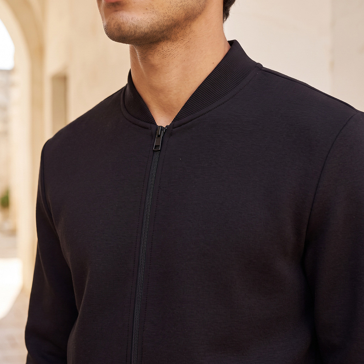 جاكيت بومبر بياقة واقفة من سبلاش سمارت-men-clothing-jacketsandblazers-jackets-image-4