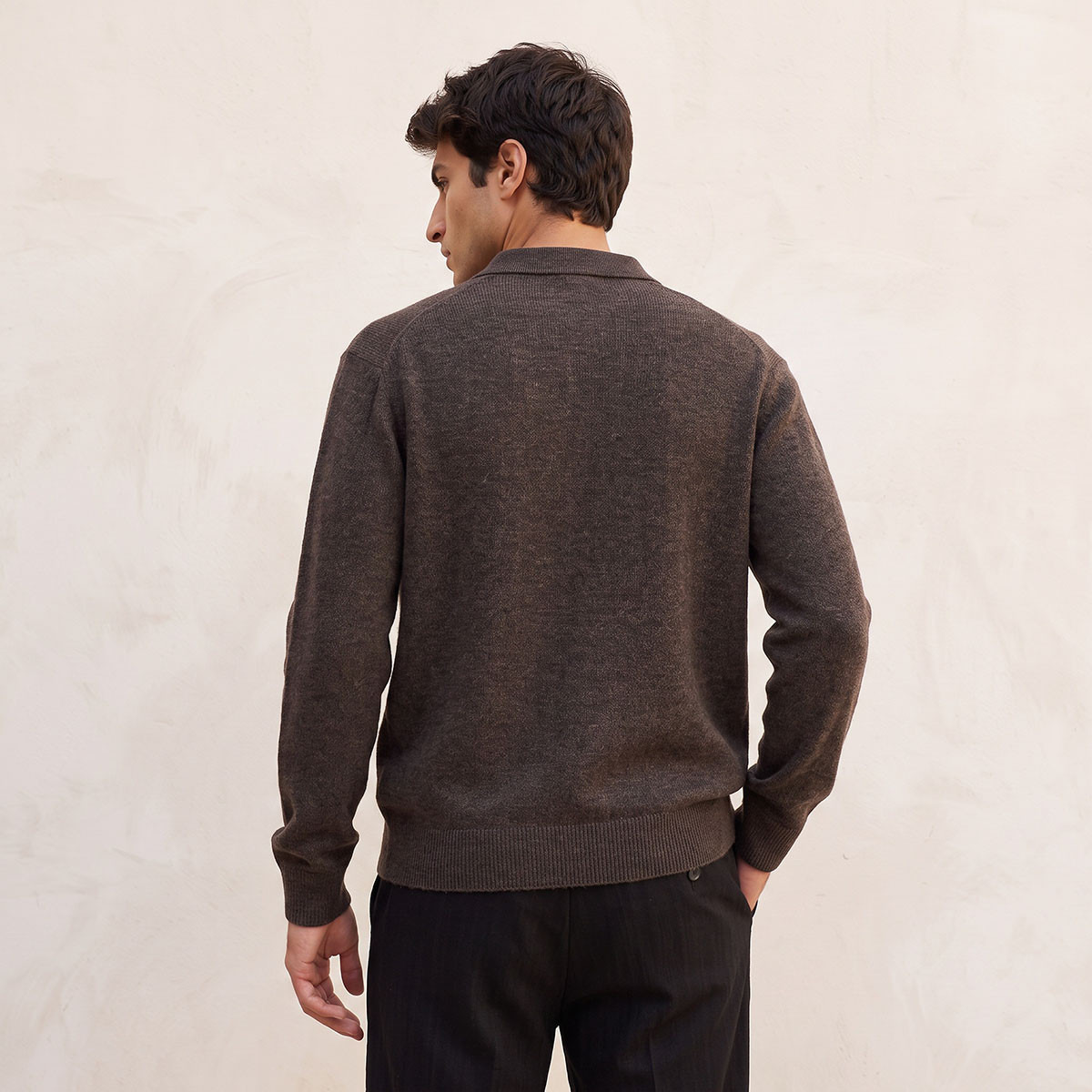 Splash Smart Collared Textured Sweater-men-clothing-sweatersandpullovers-image-3