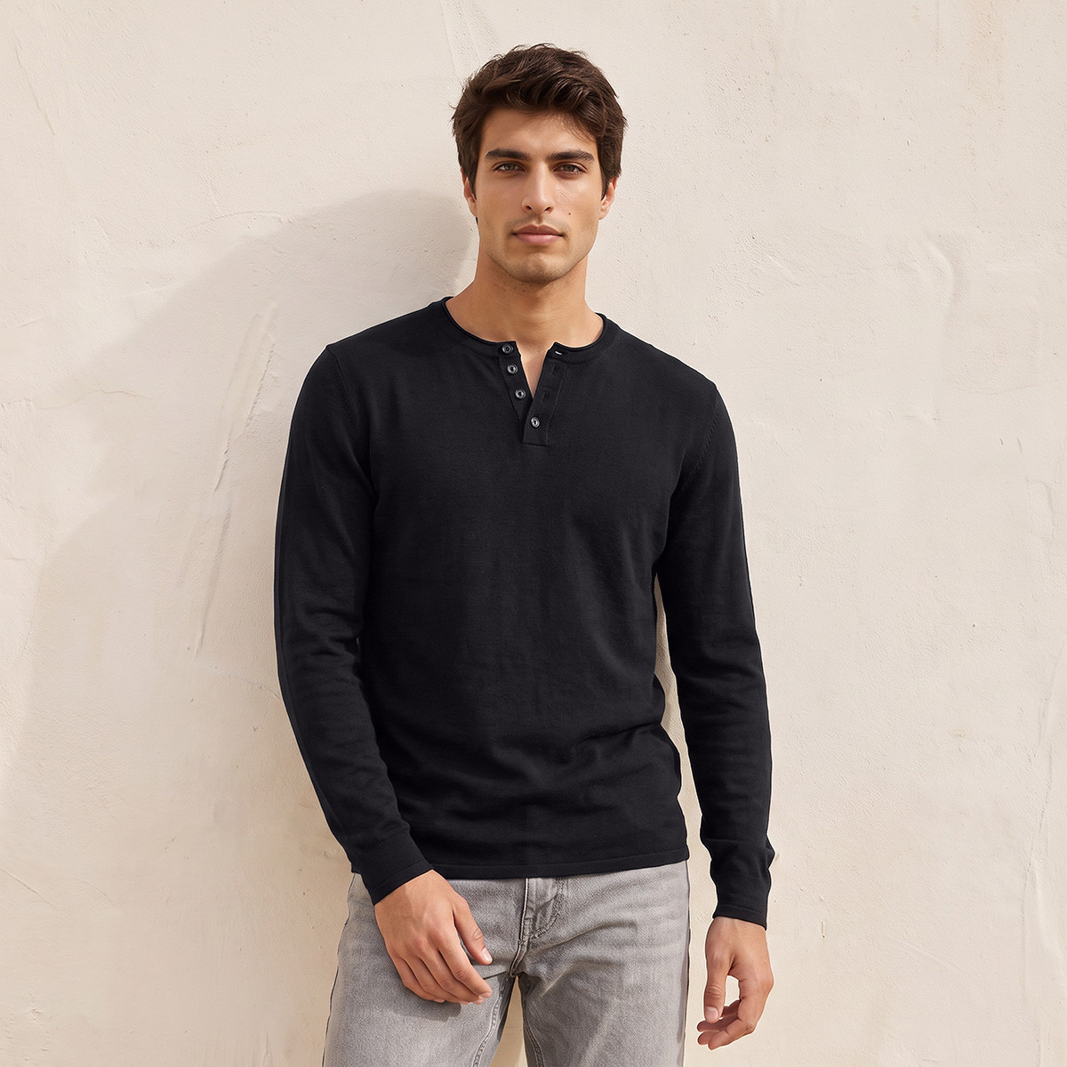 Splash Smart Henley Neck Sweater-men-clothing-sweatersandpullovers-image-1