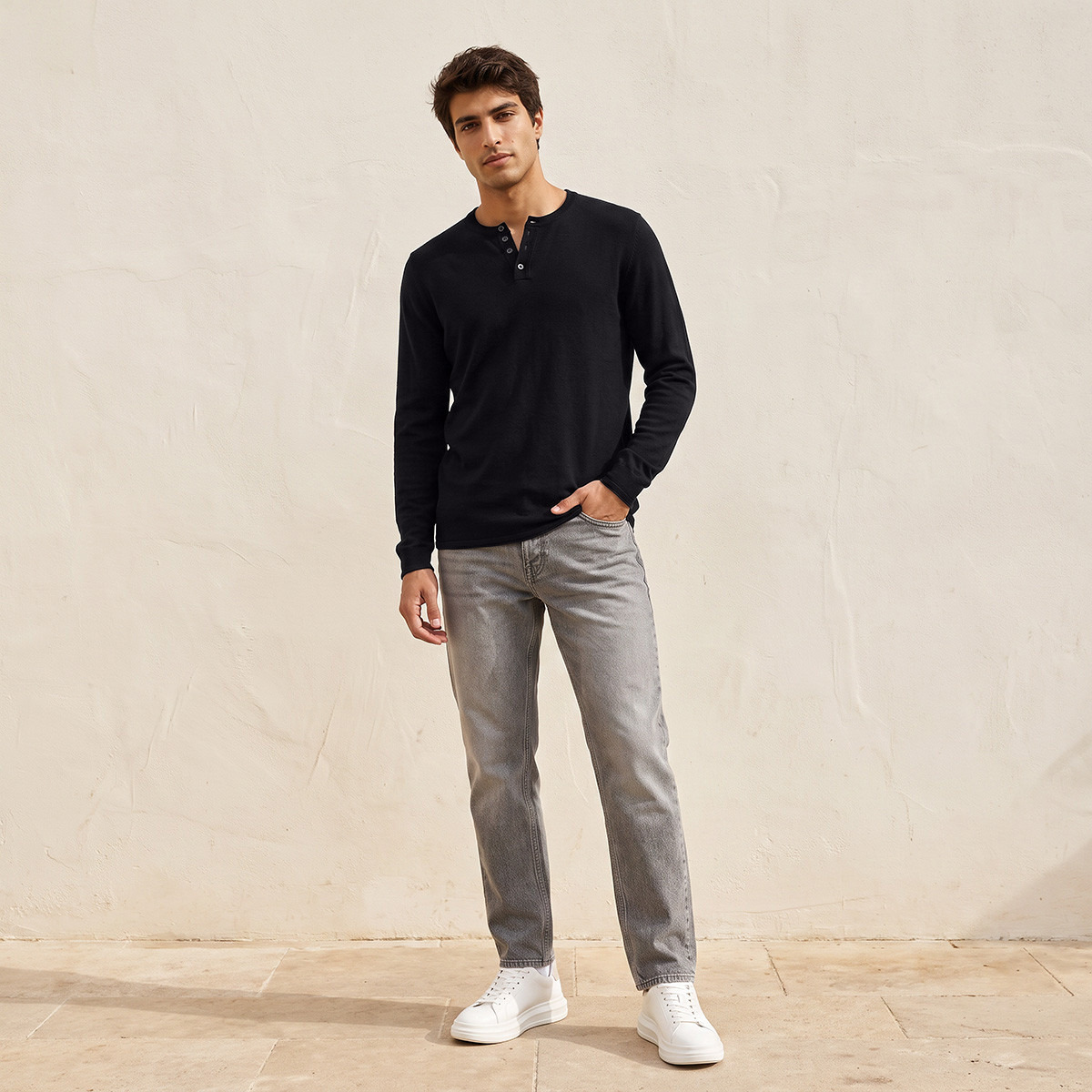 Splash Smart Henley Neck Sweater-men-clothing-sweatersandpullovers-image-2