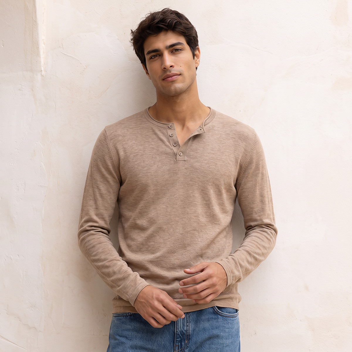 Splash Smart Henley Neck Sweater-men-clothing-sweatersandpullovers-image-1