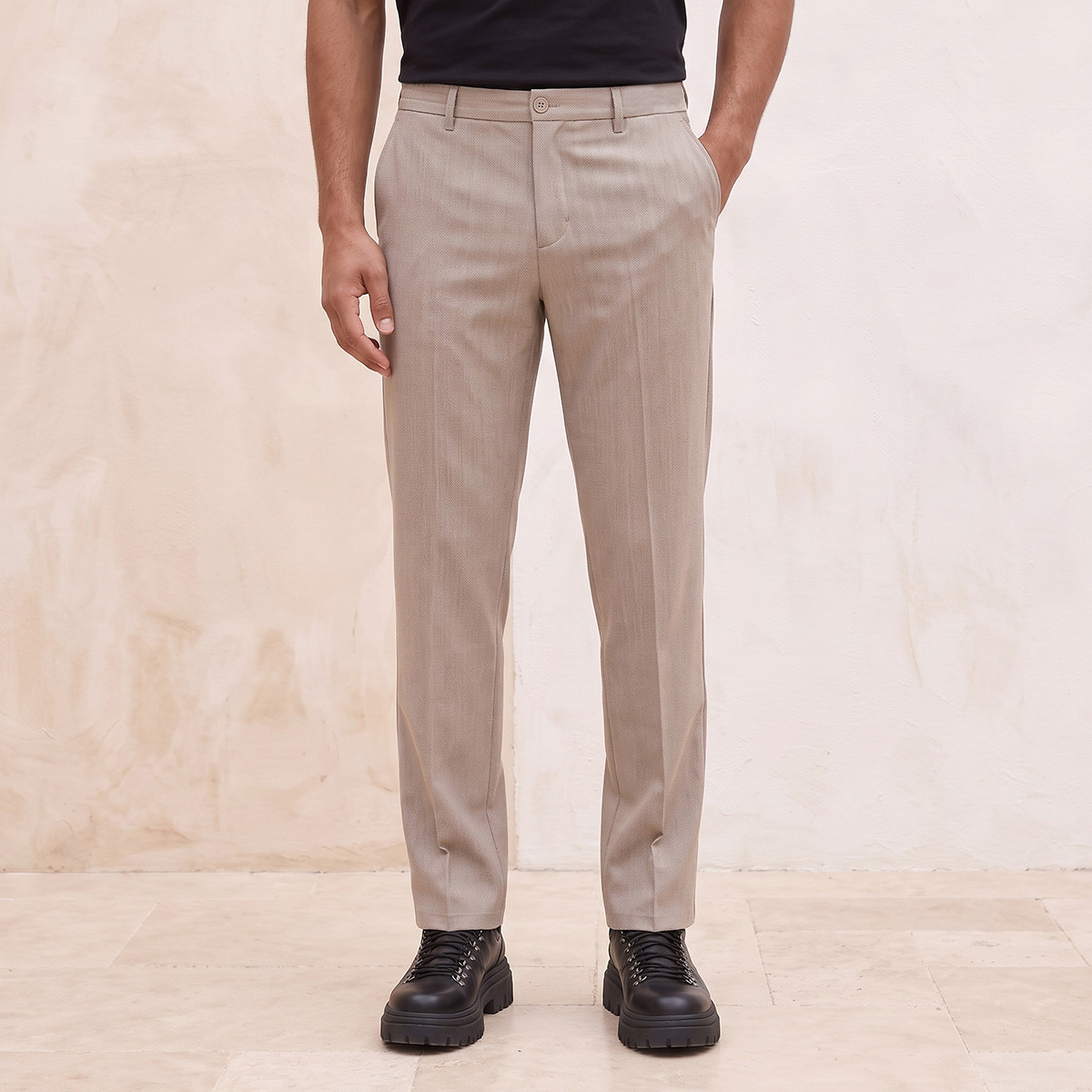 بنطلون من سمارت من سبلاش-men-clothing-bottoms-trousersandchinos-trousers-image-1