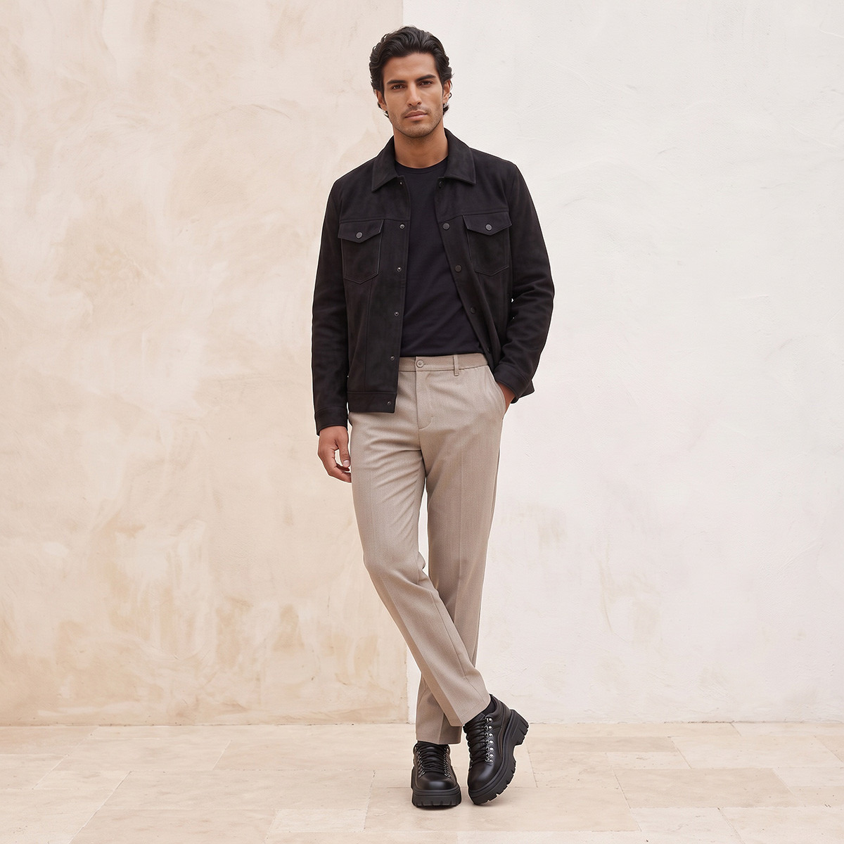بنطلون من سمارت من سبلاش-men-clothing-bottoms-trousersandchinos-trousers-image-2