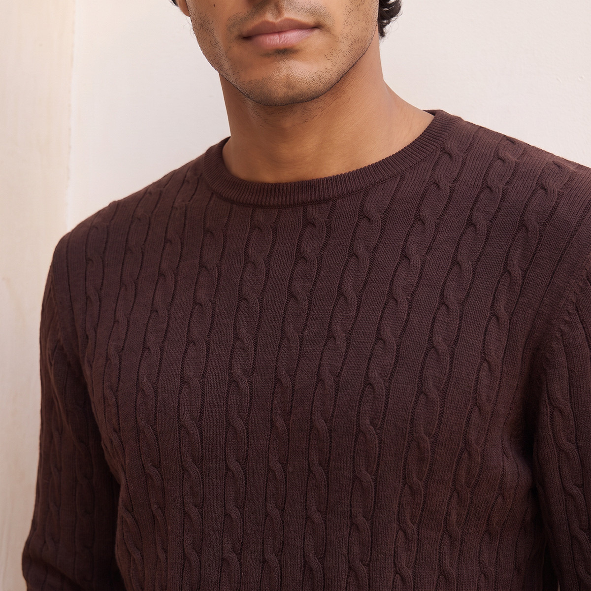 Splash Smart Cable Knit Crew Neck Sweater-men-clothing-sweatersandpullovers-image-4