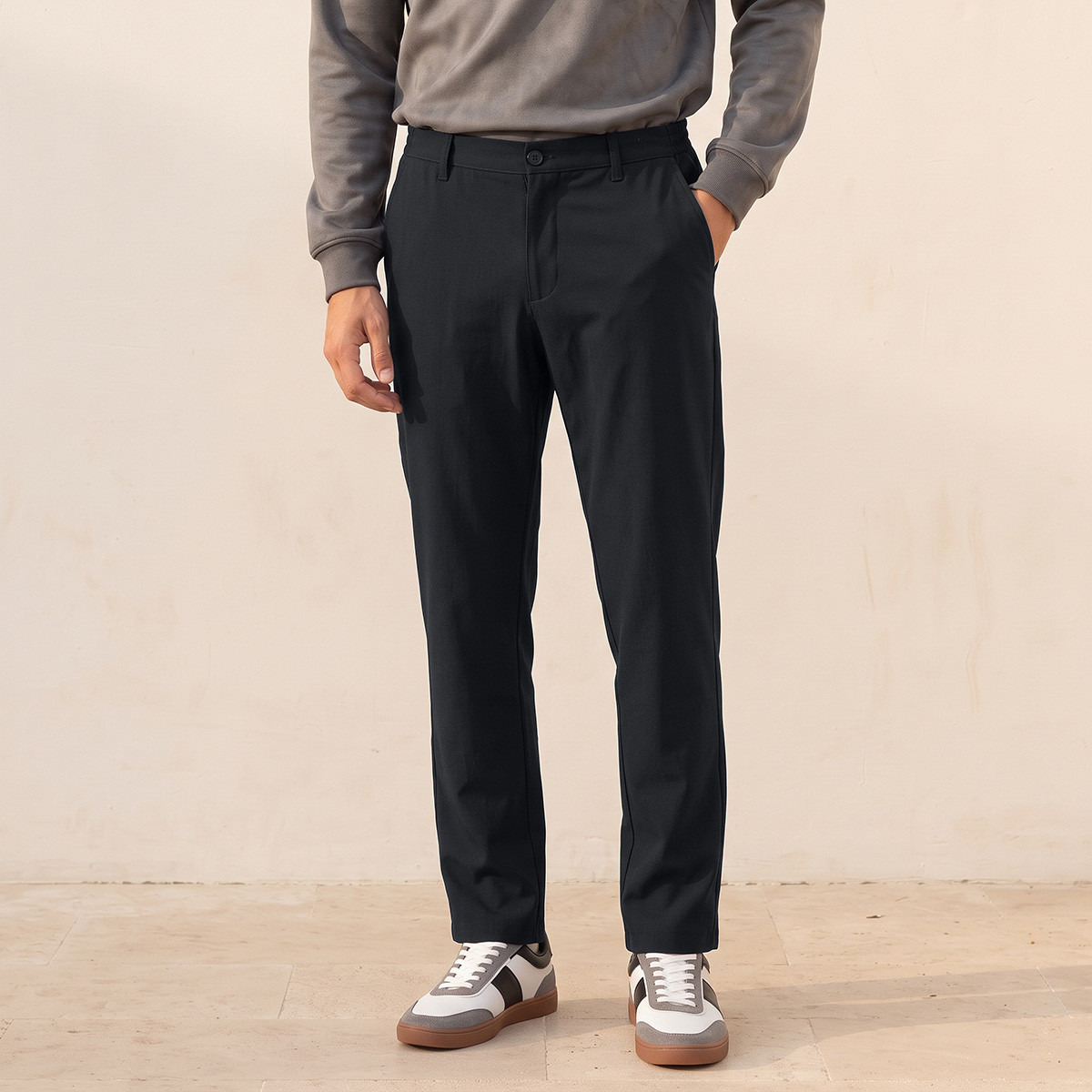 Splash Smart Regular Fit Trousers-men-clothing-bottoms-trousersandchinos-trousers-image-2