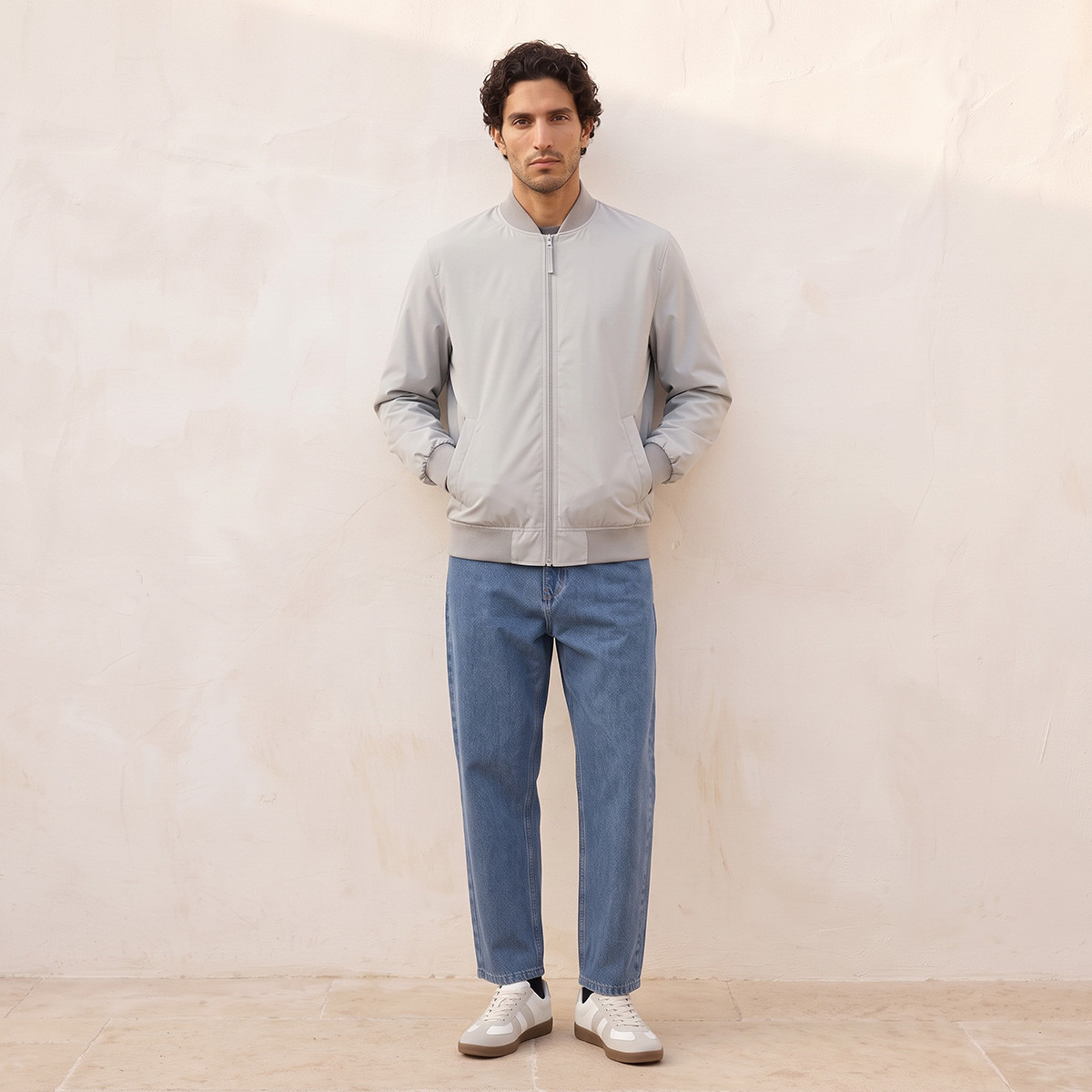 جاكيت منفوخ بجيوب جانبية من سمارت من سبلاش-men-clothing-jacketsandblazers-jackets-image-5