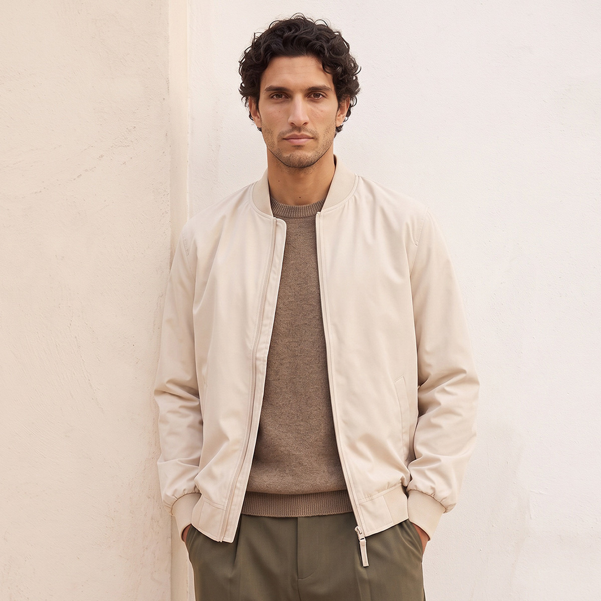جاكيت منفوخ بجيوب جانبية من سمارت من سبلاش-men-clothing-jacketsandblazers-jackets-image-1