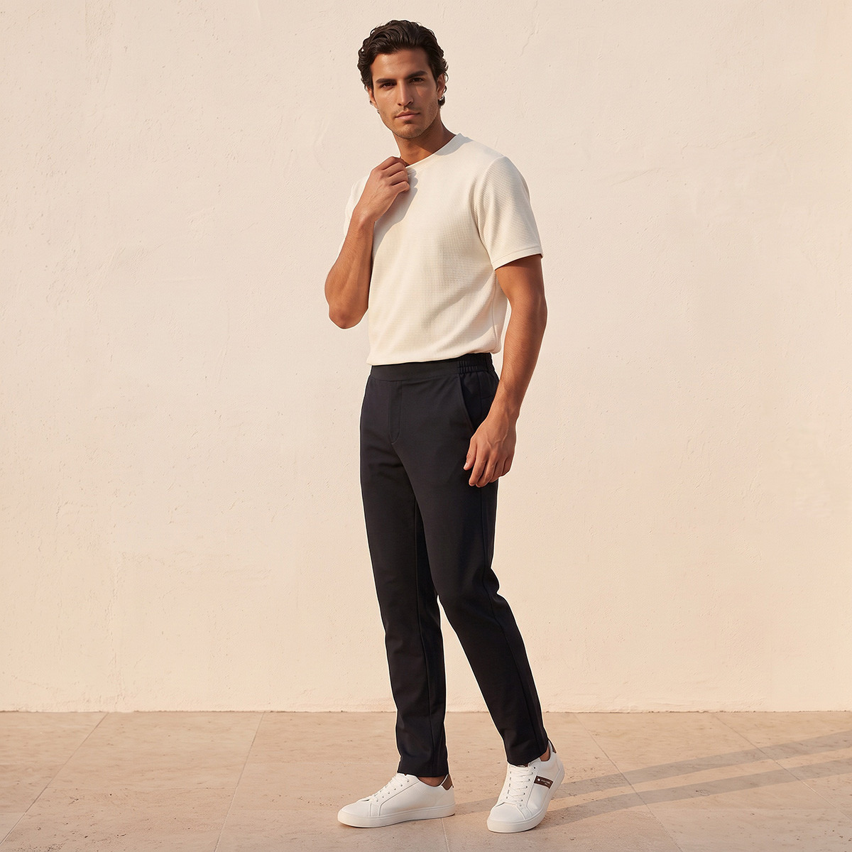 تيشيرت بارز الملمس بياقة دائرية من بانجولين لوف-men-clothing-tshirtsandpolos-tshirts-image-5