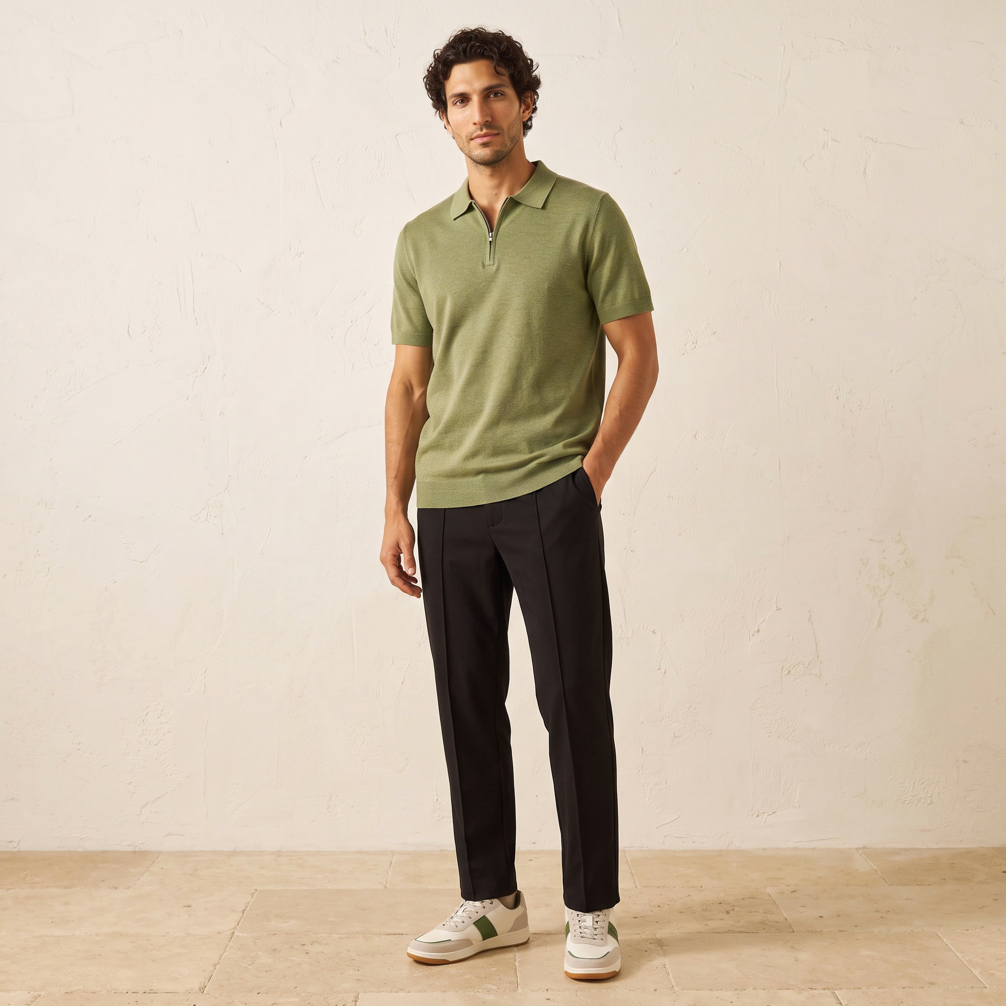 تيشيرت بولو بسحاب إغلاق من سبلاش سمارت-men-clothing-tshirtsandpolos-polos-image-3